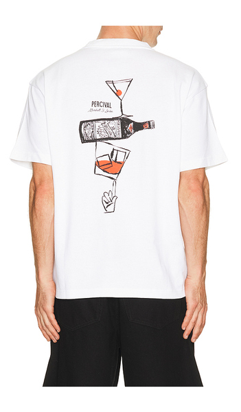  Percival Perci And Rossi Martini Oversized T-shirt In White. Size S. Also In M. 