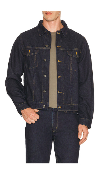  Percival Western Trucker Jacket In Blue. Size M. Also In L, Xl/1x. 