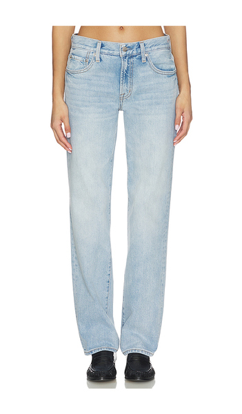  Pistola Issa Mid Rise Relaxed Straight Jeans In Blue. Size 23. Also In 24, 26, 27, 29, 30, 32, 25, 28. 