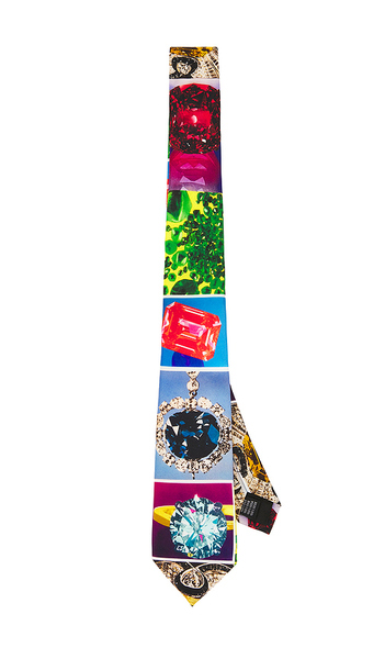  Pleasures Jewel Necktie In Blue. 