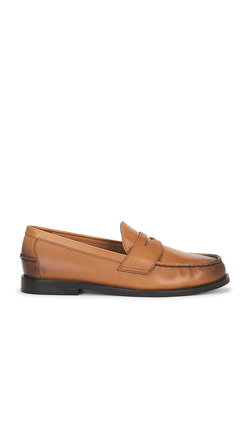  Polo Ralph Lauren Alston Leather Penny Loafer In Brown. Size 8. Also In 8.5, 9, 9.5, 10, 10.5, 11, 12, 13. 