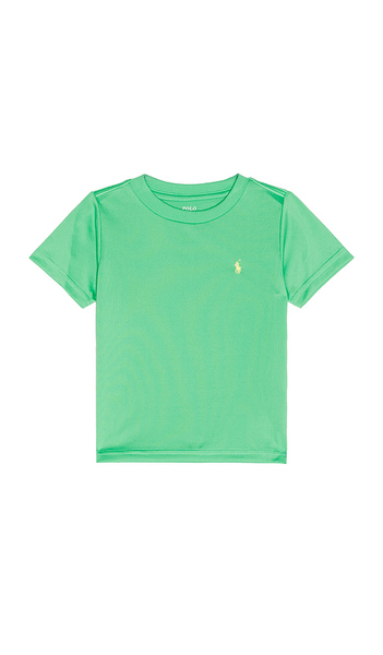  Polo Ralph Lauren Short Sleeve Performance Jersey Knit Crewneck T-shirt In Green. Size 2. Also In 3, 4. 
