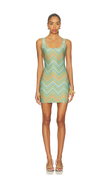  Pq Cora Mini Dress In Green. Size Xs/s. Also In M/l. 