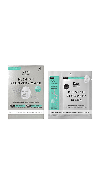  Rael Microcrystal Blemish Recovery Mask 4 Count. 