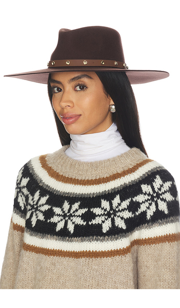  Rag & Bone Brynn Fedora In Brown. Size S. Also In M, L. 