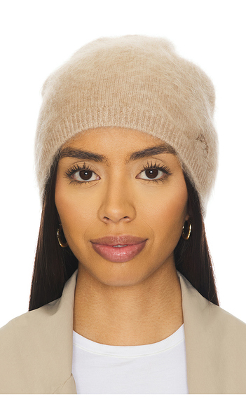  Rag & Bone Jada Brushed Cashmere Beanie In Beige. 