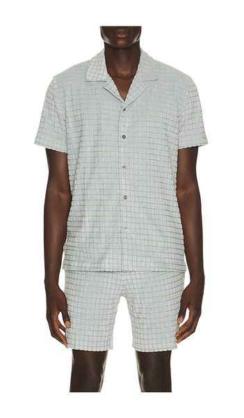  Rails Maverick Camp Collared Shirt In Slate. Size S. Also In M, L, Xl/1x. 