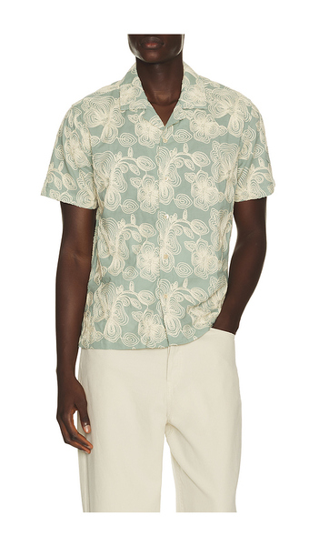  Rails Tyler Camp Collared Shirt In Sage. Size S. Also In M, L, Xl/1x. 