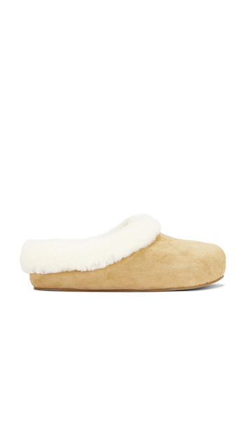  Raye Cleo Slide In Tan. Size 7. Also In 8, 9, 10. 