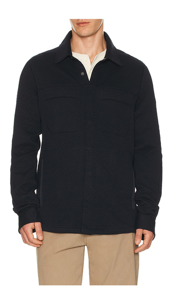  Rhone Weekend Shacket In Navy. Size S. Also In L, Xl/1x. 