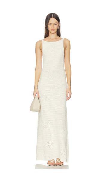  Roame. Isadora Maxi Dress In Neutral. Size Xs. Also In S, L. 