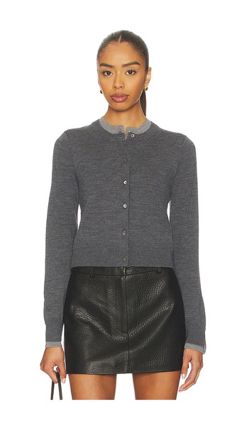  Rokh Layered Cardigan In Grey. Size S. Also In M, L. 