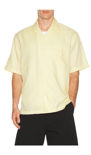  Samsoe Samsoe Saemerson Shirt In Lemon. Size S. Also In M, L, Xxl/2x. 
