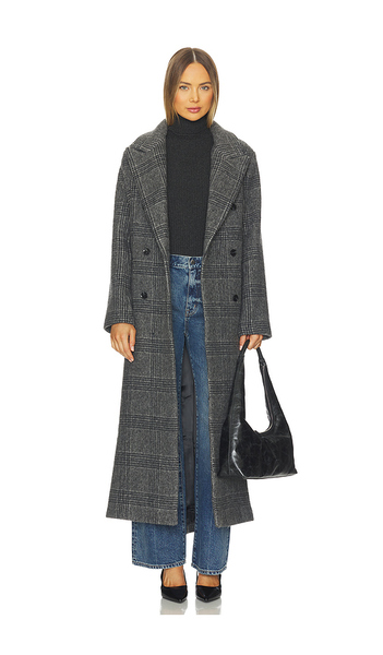  Samsoe Samsoe Sajilla Coat In Grey. Size S. Also In M, L. 