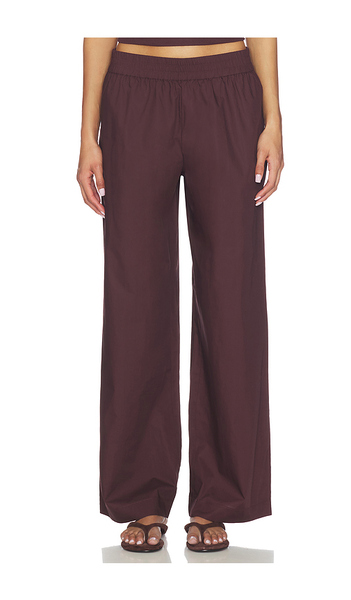  Samsoe Samsoe Sajulio Trousers In Burgundy. Size Xs. Also In S, M, L. 