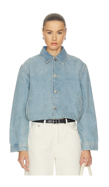  Samsoe Samsoe Sanana Jacket In Blue. Size Xs. Also In S, M. 
