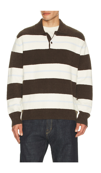  Samsoe Samsoe Sanino Polo In Olive,white. Size S. Also In M, Xxl/2x. 