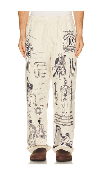  Samuel Zelig Orchestra Pant In Cream. Size S. Also In Xl/1x. 