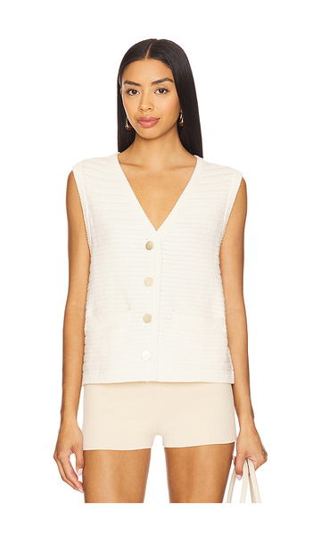  Sanctuary Textured Sweater Vest In Neutral. Size S. Also In Xs. 