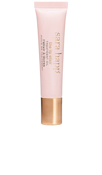  Sara Happ The Lip Elixir: Treatment Oil In White. 