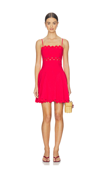  Saylor Andrea Dress In Red. Size S. Also In Xs, M, L. 