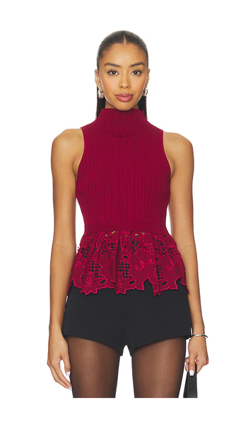  Saylor Chantelle Top In Wine. Size S. Also In M, L. 