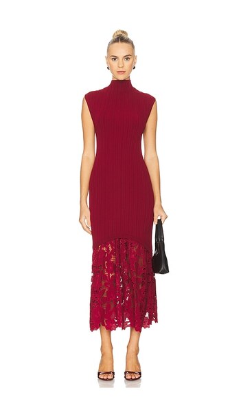  Saylor Dimitra Dress In Wine. Size S. Also In Xs. 