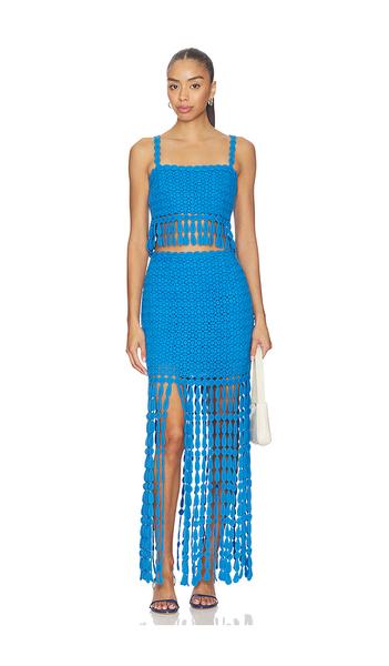  Saylor Elie Set In Blue. Size S. Also In Xs, L. 