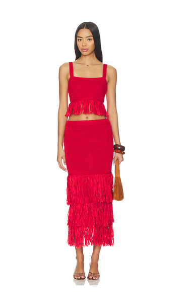  Saylor Shanda Set In Red. Size S. Also In M, L. 