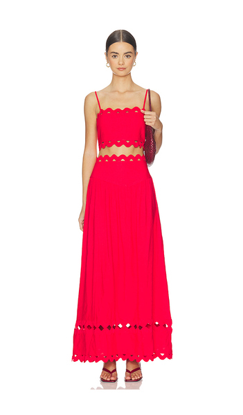  Saylor Tosca Set In Red. Size S. Also In M, L. 