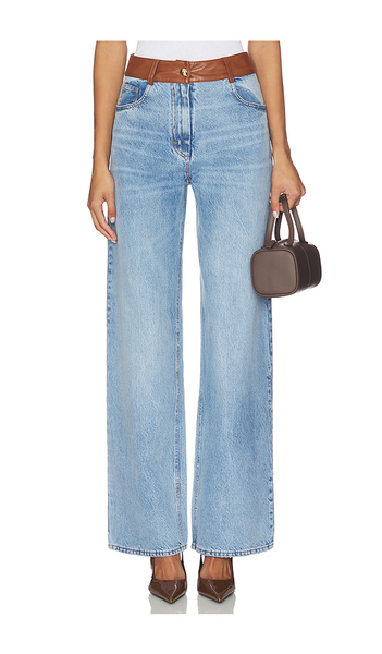  Selmacilek Edge Denim Pants In Blue. Size S. Also In Xs, M, L. 