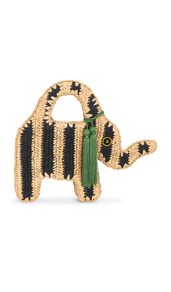  Simonmiller Elephant Bag In Black,neutral. 