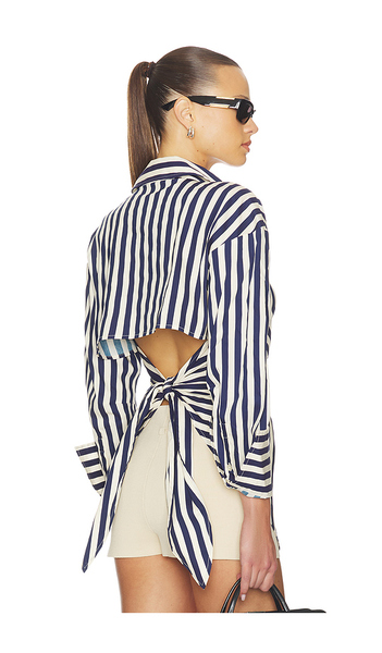 Simonmiller Loch Poplin Button Up In Cream. Size S. Also In M. 