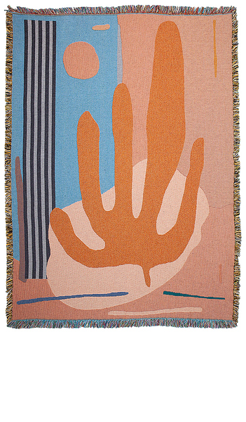  Slowdown Studio Hazlewood Throw In Burnt Orange. 
