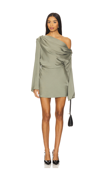  Sndys Calissa Mini Dress In Green. Size S. Also In Xs, M. 