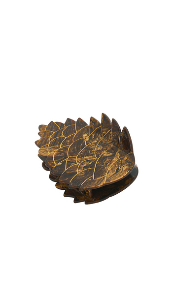  Solar Eclipse Hand-painted Pinecone Claw Hair Clip In Beauty: Na. 