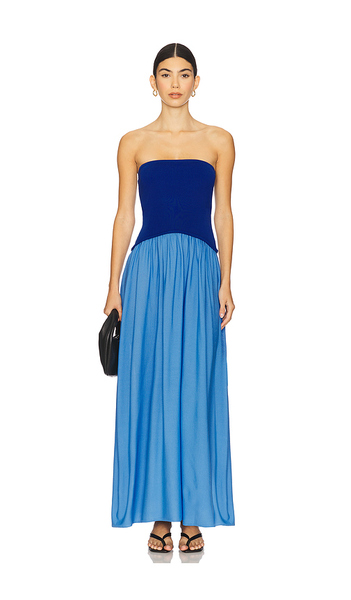 Solid & Striped Strapless Soglio Dress In Navy. Size S. Also In M, L, Xl. 