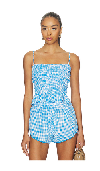  Solid & Striped The Delilah Top In Blue. Size S. Also In L, Xl. 