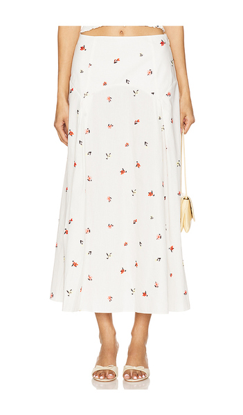  Solid & Striped The Gael Skirt In White. Size Xs. Also In M. 