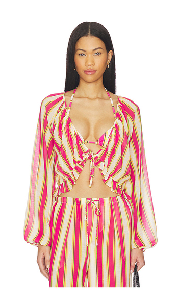  Solid & Striped The Seraphina Top In Orange. Size S. Also In M. 