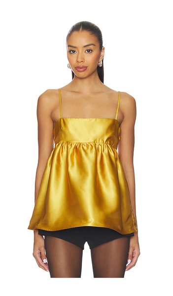  Solid & Striped The Yarden Top In Yellow. Size S. Also In M. 