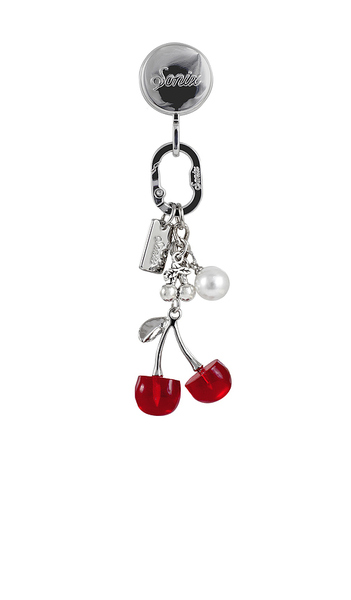  Sonix Phone Charm With Adhesive Hook In Red. 