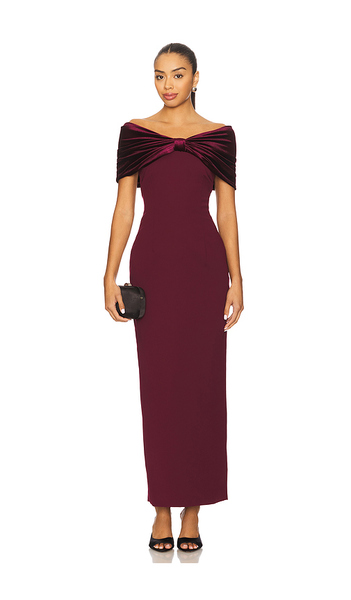  Sonya Moda Belluno Dress In Burgundy. Size S. Also In Xs, M. 