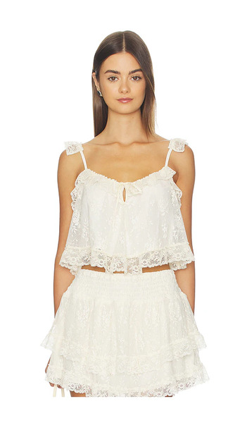  Spell Labyrinth Lace Cami In Cream. Size S. Also In Xl, M, L. 