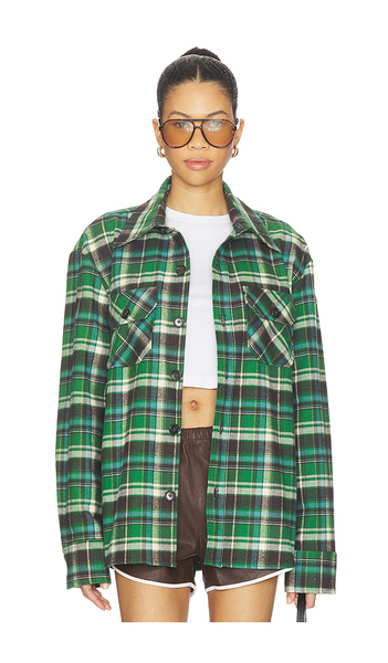  Sprwmn Shacket In Green. Size S. Also In M. 