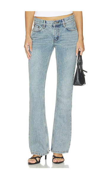  Still Here Tomorrow Low Rise Skinny Bootcut Jeans In Blue. Size 23. Also In 24, 26, 27, 28, 29, 30, 31, 32. 