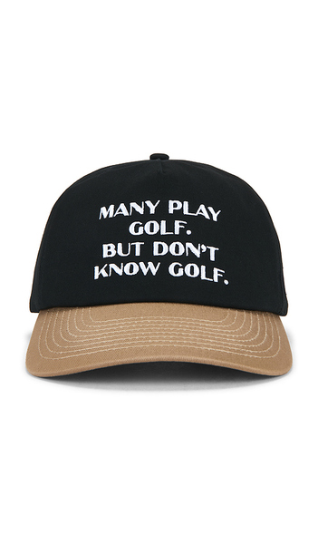  Students Golf Clueless Strap Back Hat In Black. 