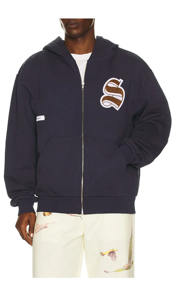  Students Golf Qualifications Fleece Zip Hoodie In Blue. Size S. Also In L. 
