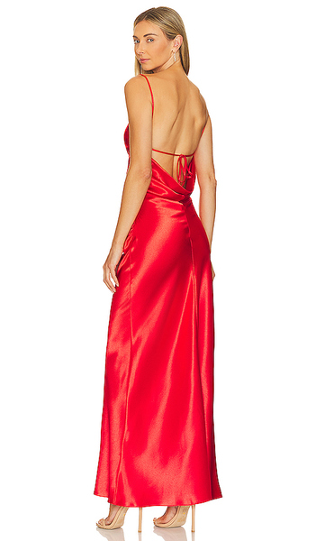  Superdown Lanthea Maxi Dress In Red. Size Xs. Also In S. 