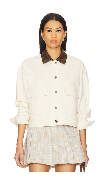  Superdown Madrigal Jacket In Cream. Size L. Also In Xl. 